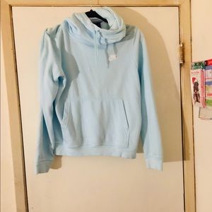 Baby blue nike hoodie